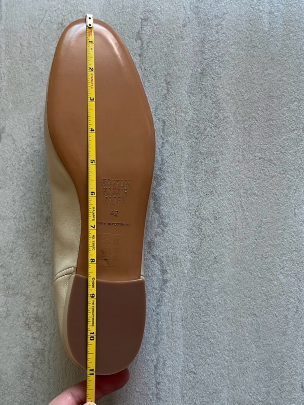 Maryam Nassir Zadeh Brand New Serafina Flats in Bulgur - Picture 12 of 15
